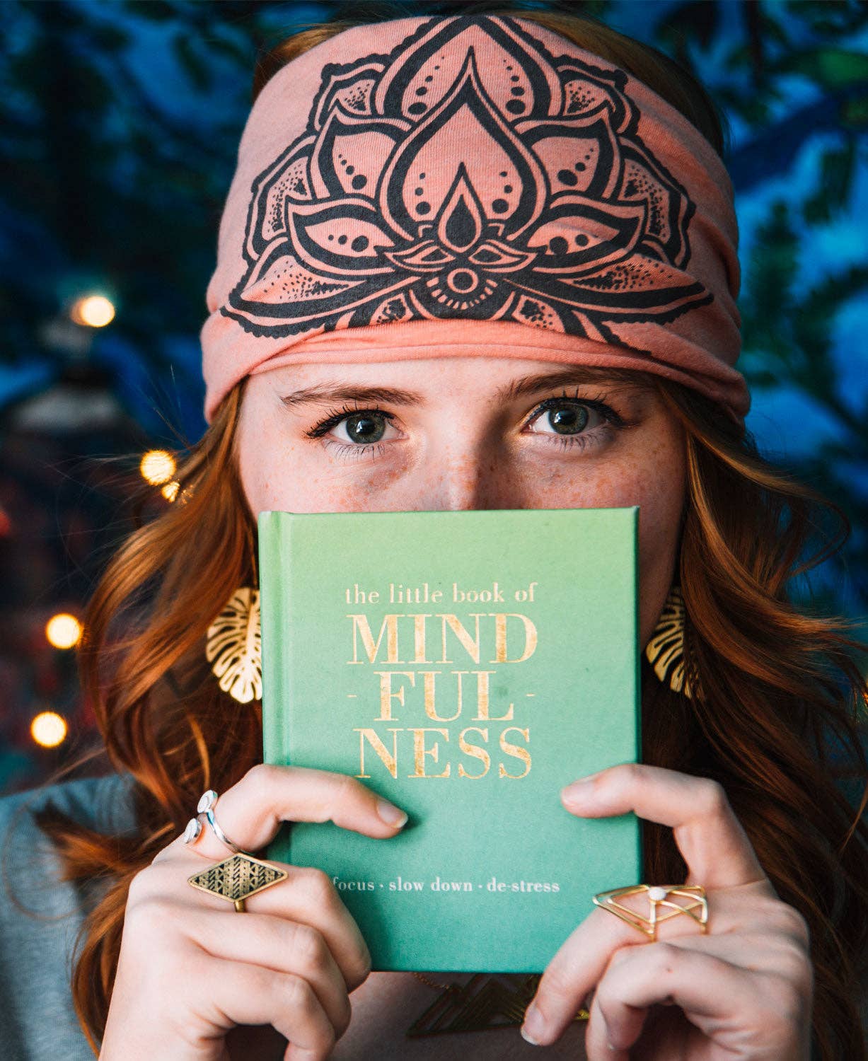 Soul Flower - Wholesale Fashion Headband - Women's - Jewel Lotus Boho Headband - Hot Yoga Workout Headbands2