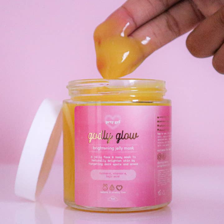 godly glow brightening jelly mask for wholesale by prty grl beauty