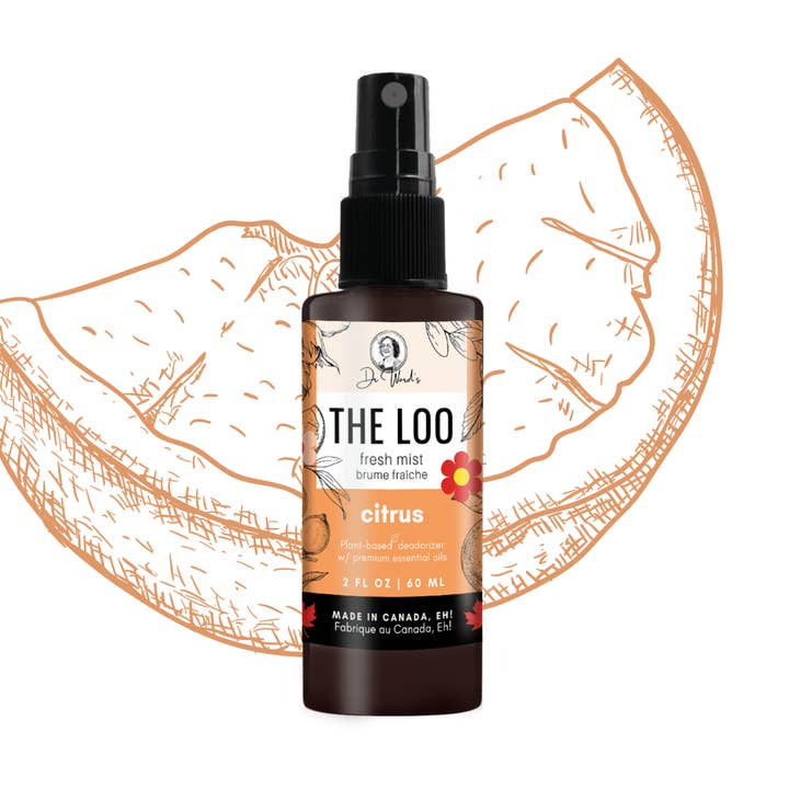 The Loo CITRUS - 100% All Natural, Plant Based - 2oz 60 ml for wholesale by Dr. Ward's Fresh Mist