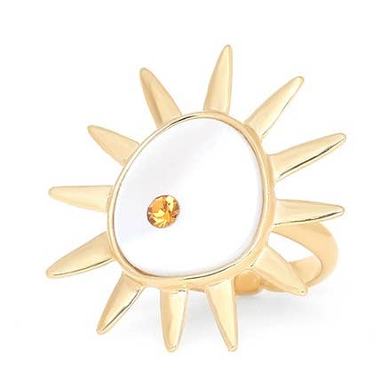 NORA justerbar ring sol perlemor for engroshandel hos Franck Herval