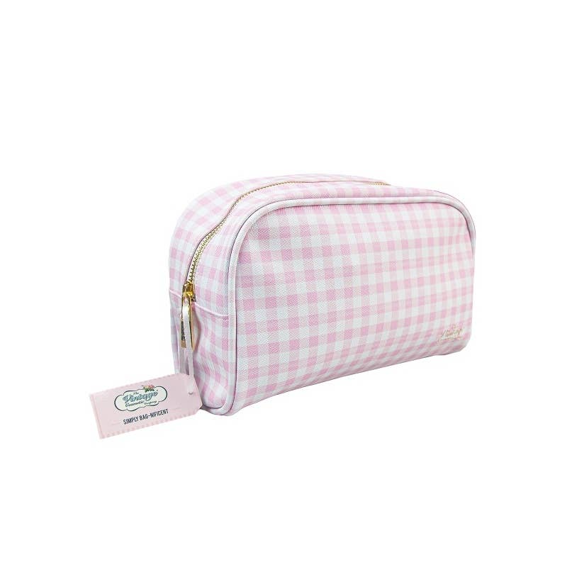 Beauty Pro - Wholesale Make-up/cosmetic bag - The Vintage Cosmetic Company Large Oval Makeup Bag