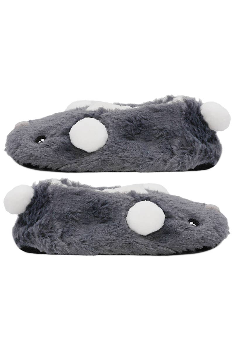 ASSORTED Kids Koala Bear Fuzzy Fur Fleece Lounge Moccasins for wholesale on Faire3