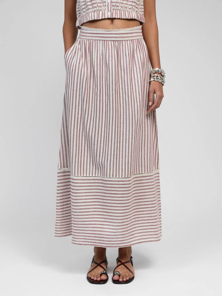 RABIA raspberry skirt for wholesale on Faire