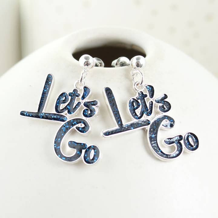 Orecchini con slogan della Virginia Occidentale per la vendita all'ingrosso da parte di Seasons Jewelry