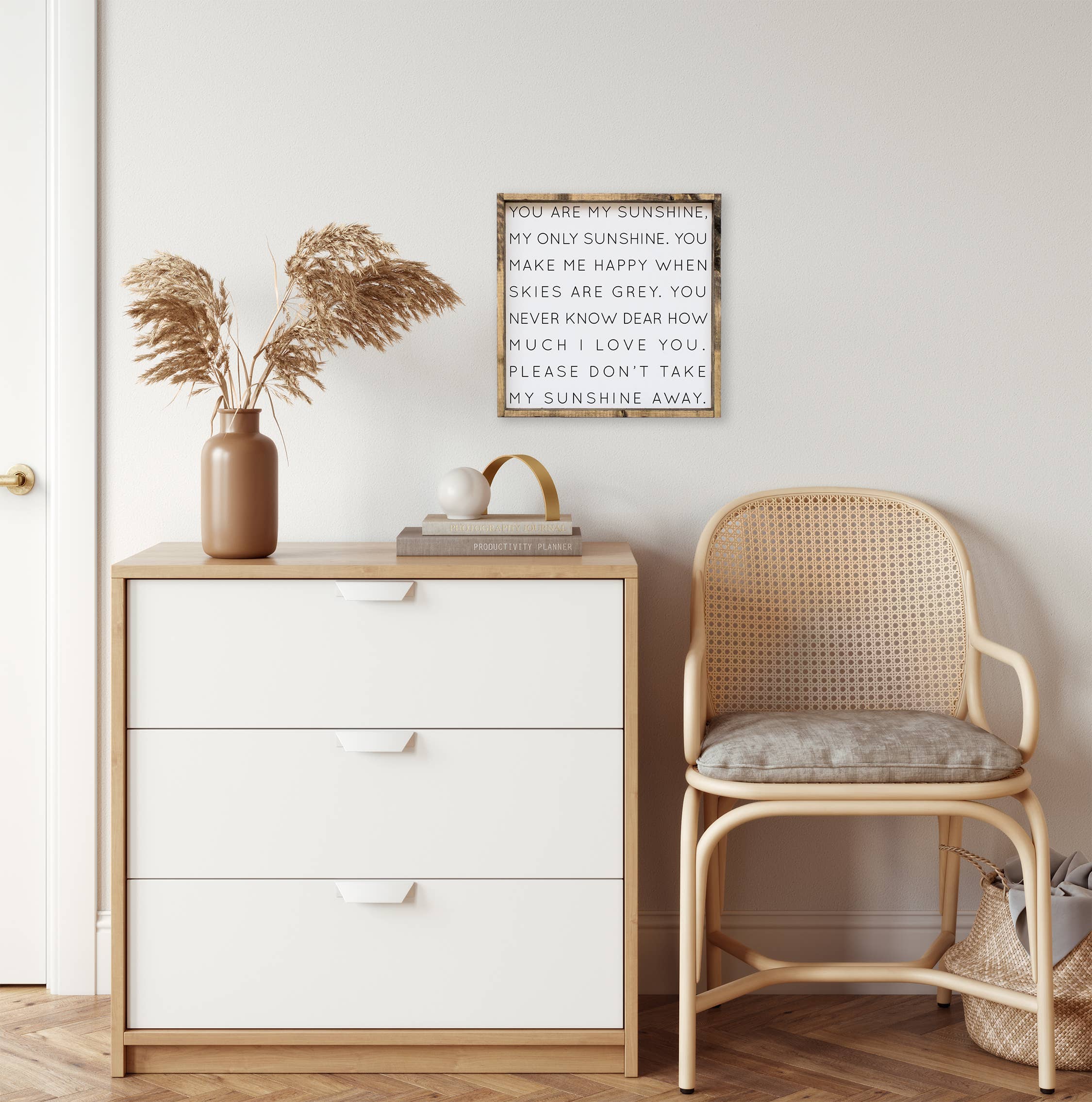 Williamraedesigns – Engroshandel Kunsttryk – Du Er Min Sunshine Indrammet Print5