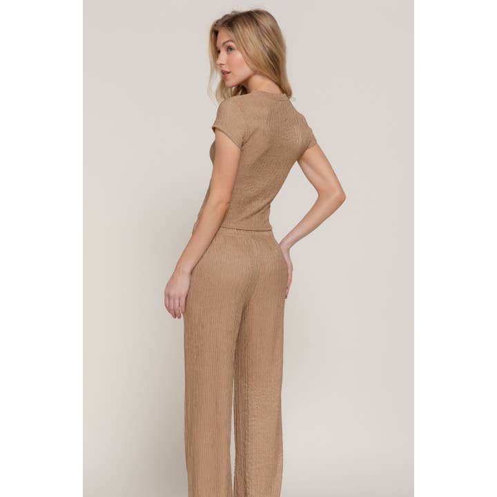 Style Up - Wholesale Top & Pant Set (NOT Loungewear) - Women's - CROP TOP AND FLARE PANTS SET11