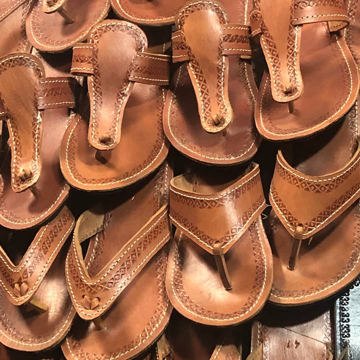 Sandalen van leer voor wholesale door Tanzania Shopper