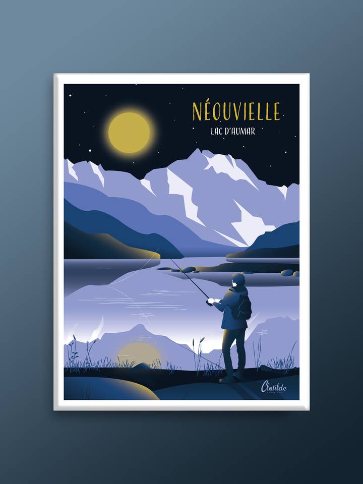 Néouvielle - magnet (Copie) pour la vente par clotilde cugniere créations