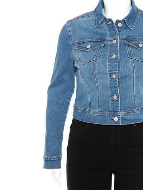 Curve Market - Wholesale Denim Jacket - Women's - PLUS SIZE DENIM JACKET4
