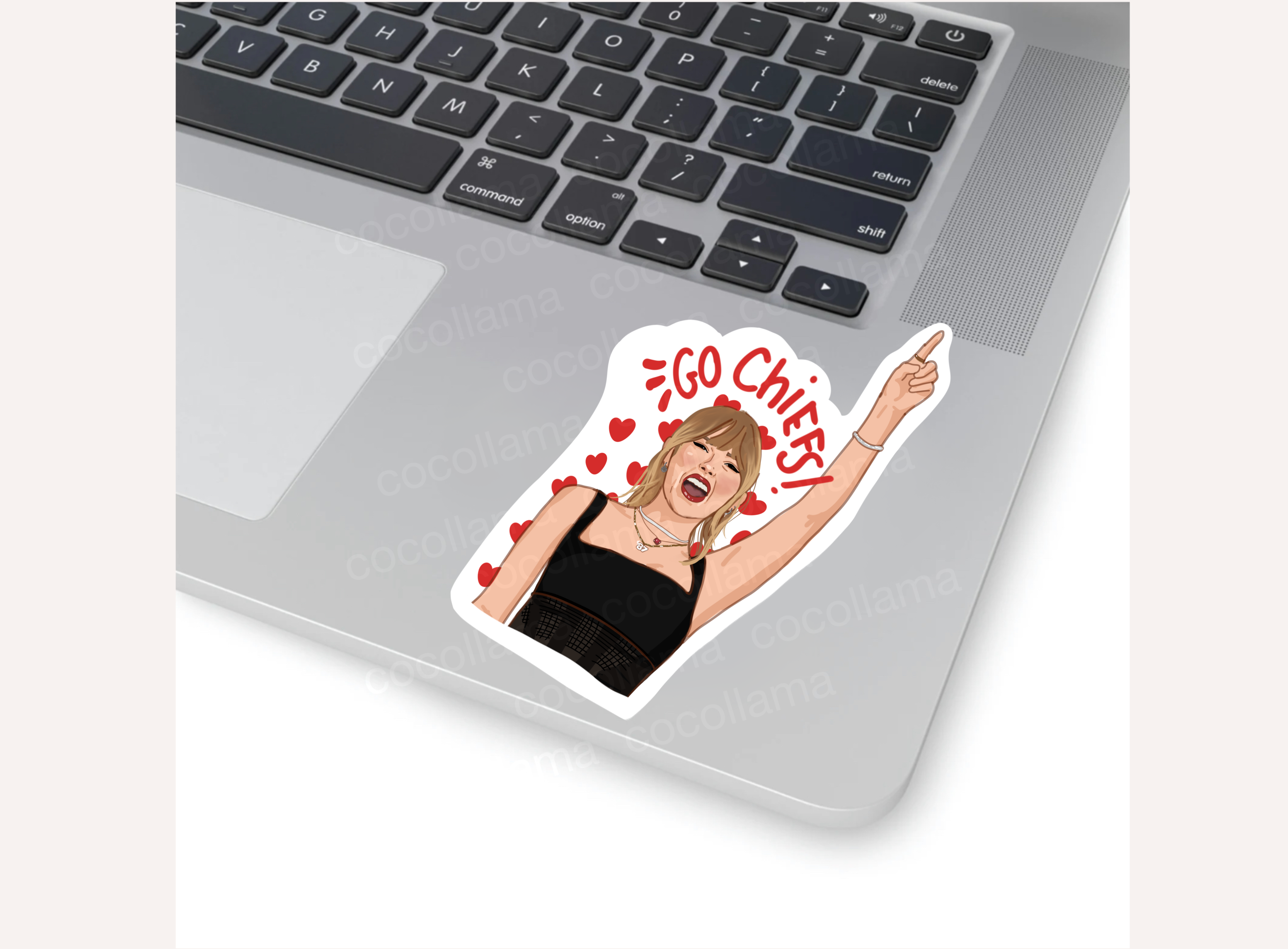 Cocollama Design - Wholesale Sticker - Taylor Swift Super Bowl Sticker, funny sticker, cheifs2