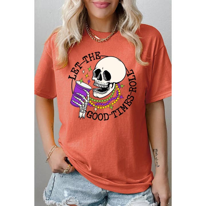 COLORBEAR - Venta al por mayor Túnica - Mujer - DEJA QUE PASEN LOS BUENOS TIEMPOS, CARNAVAL, CALAVERA, ABALORIOS, CARNAVAL10