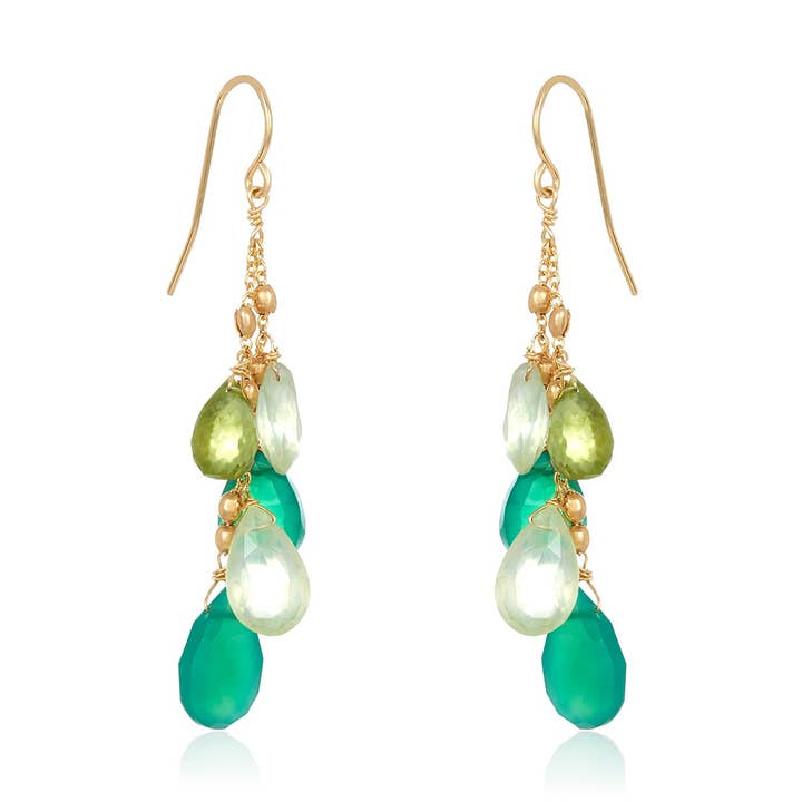 Mini Waterfall Drops-Green for wholesale by Mabel Chong