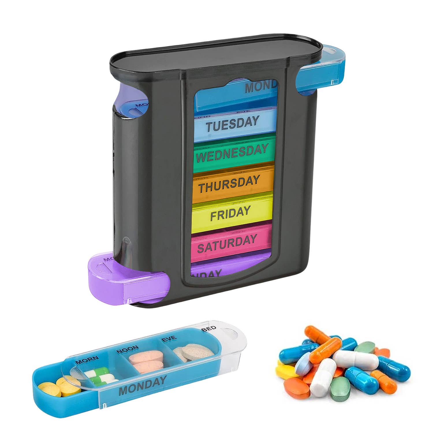 The American Gift Company (TAGCO) – wholesale Pill organiser – Stackable Vitamin Pill Organizer1