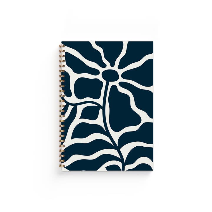 Notebook A5 Flower Midnight for wholesale by Gullers Trading AB