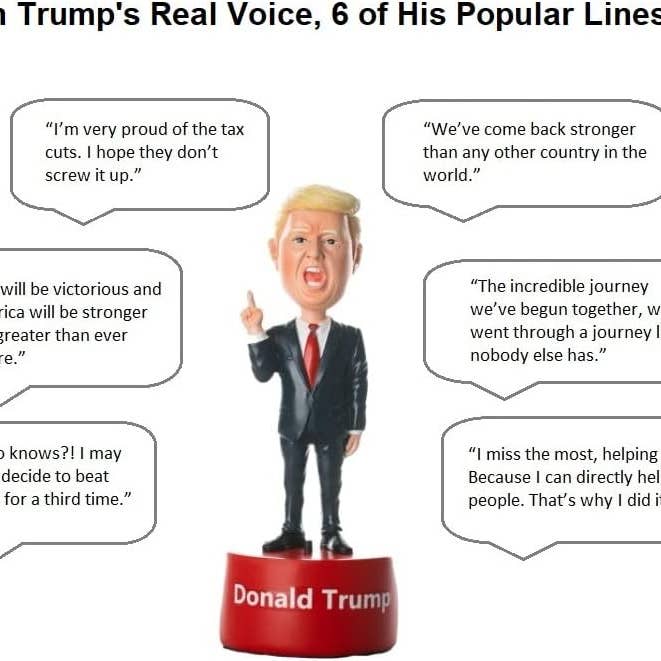 Lemonsoda - Wholesale Decorative Figurine - Donald Trump Bobblehead - Talking Bobble Head 4