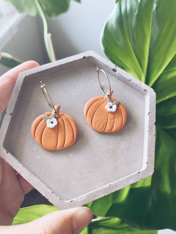 Pumpkin Hoops for wholesale by The Butterfly Effect