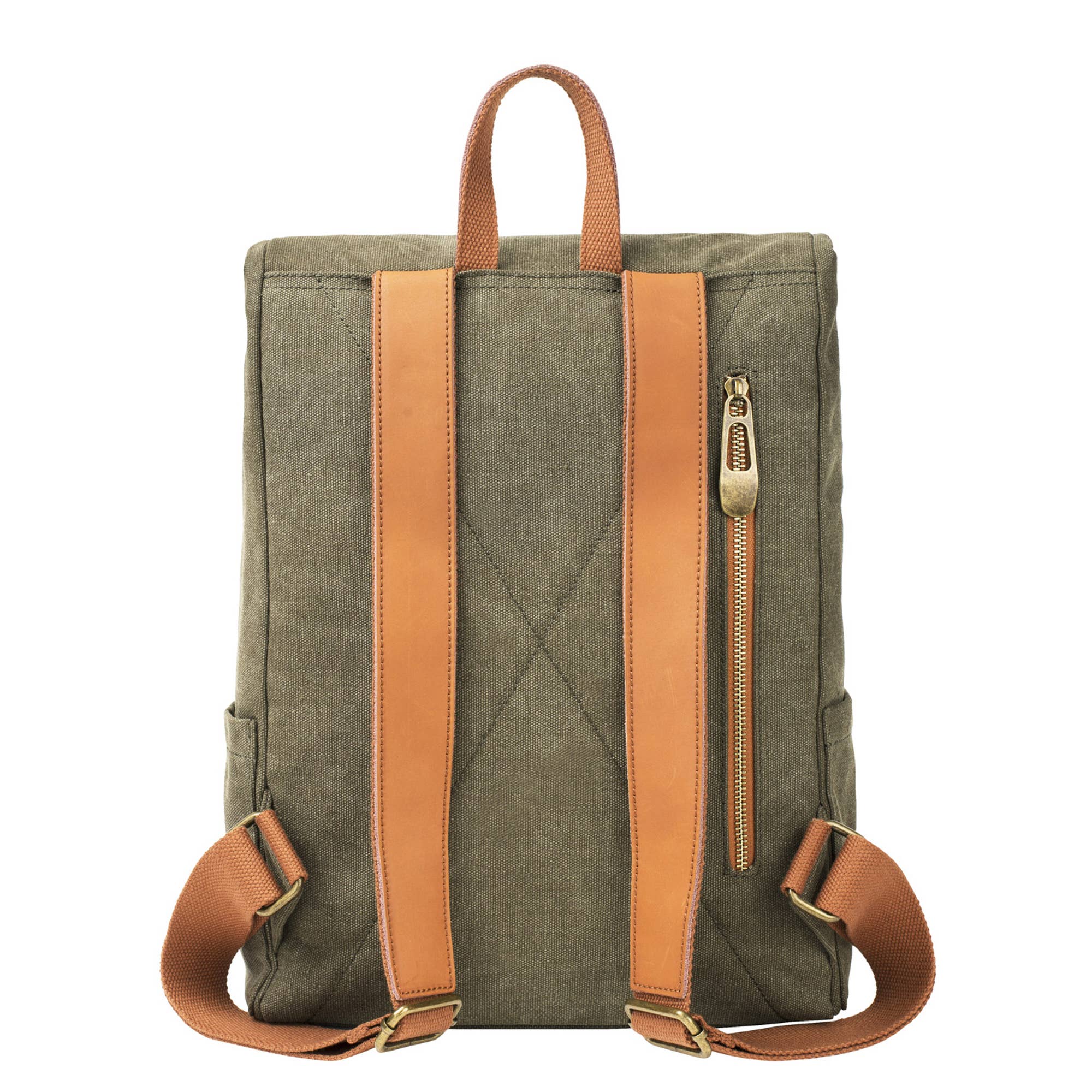 ZEDE PARIS – Großhandel Rucksack – Damen – Quai de la Gare (XL) - Rucksack aus Leinen und Leder21
