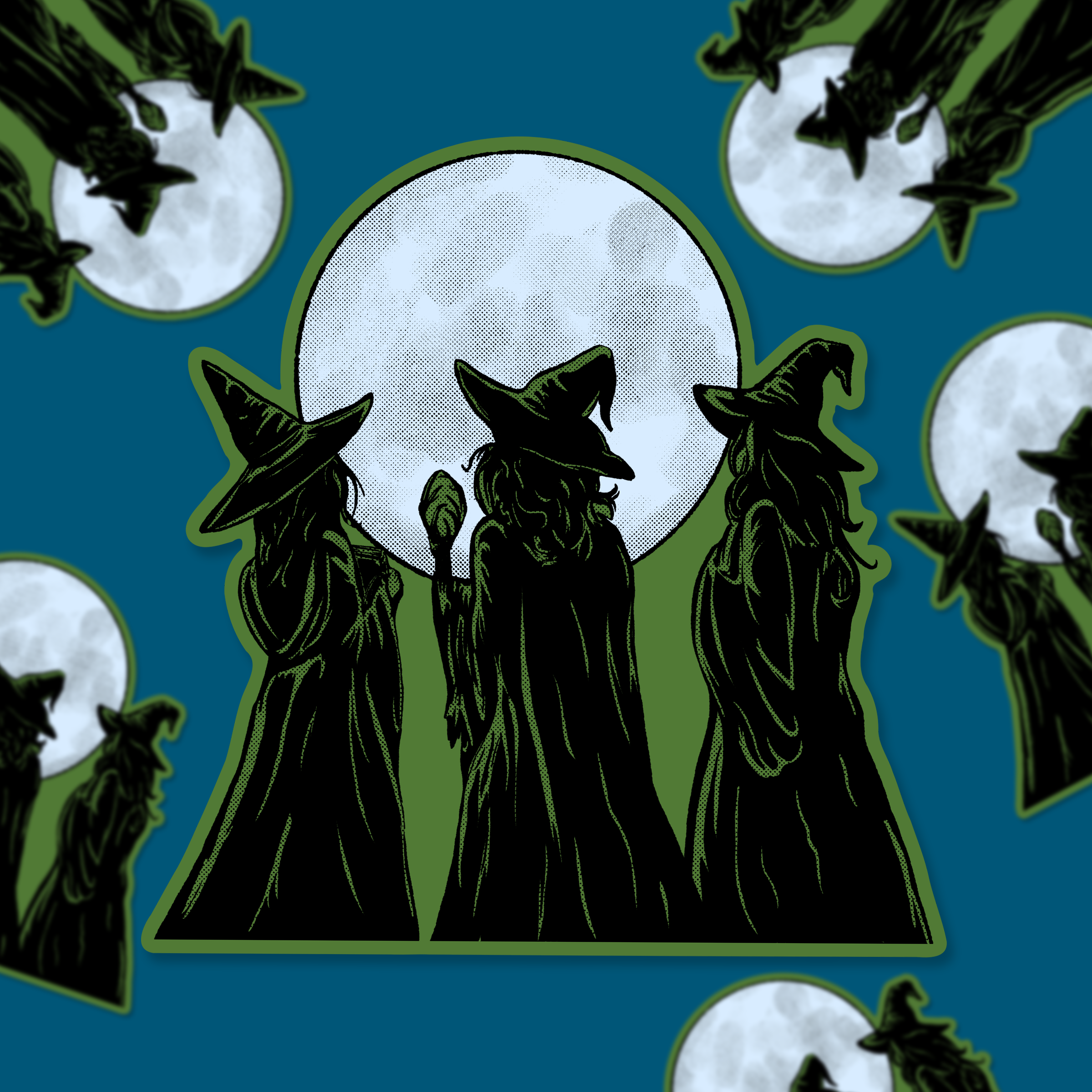 dash&doodle - Wholesale Sticker - Coven – 3" Vinyl Sticker1