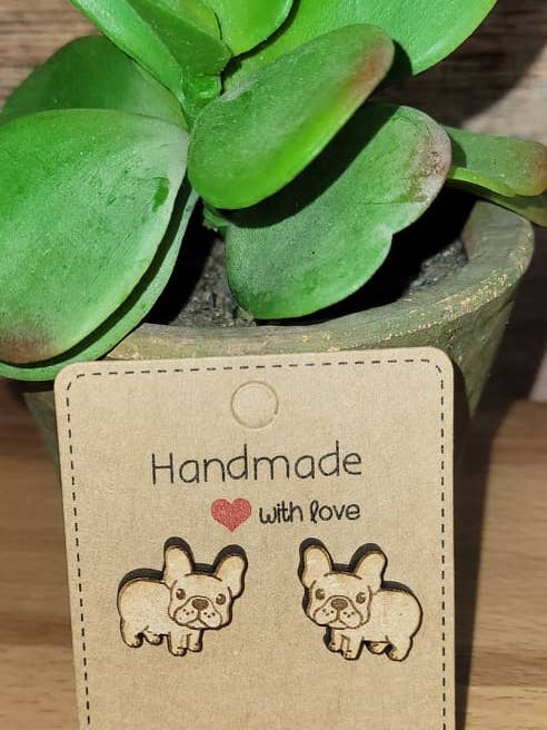 Frenchie 3 Stud Ohrring für den Großhandel von 432 Customs