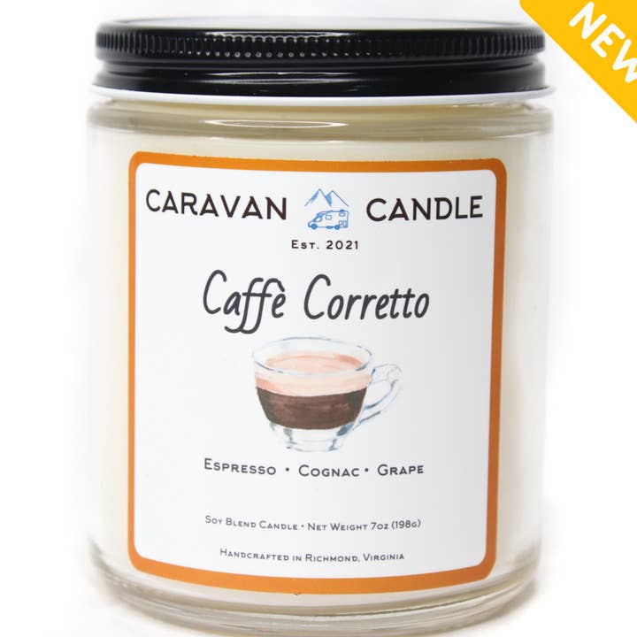 Caffè Corretto for wholesale by Caravan Candle