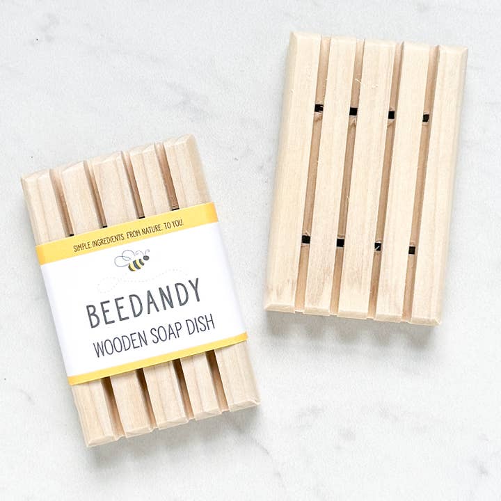 Portasapone in legno con drenaggio per saponette per la vendita all'ingrosso da parte di Beedandy