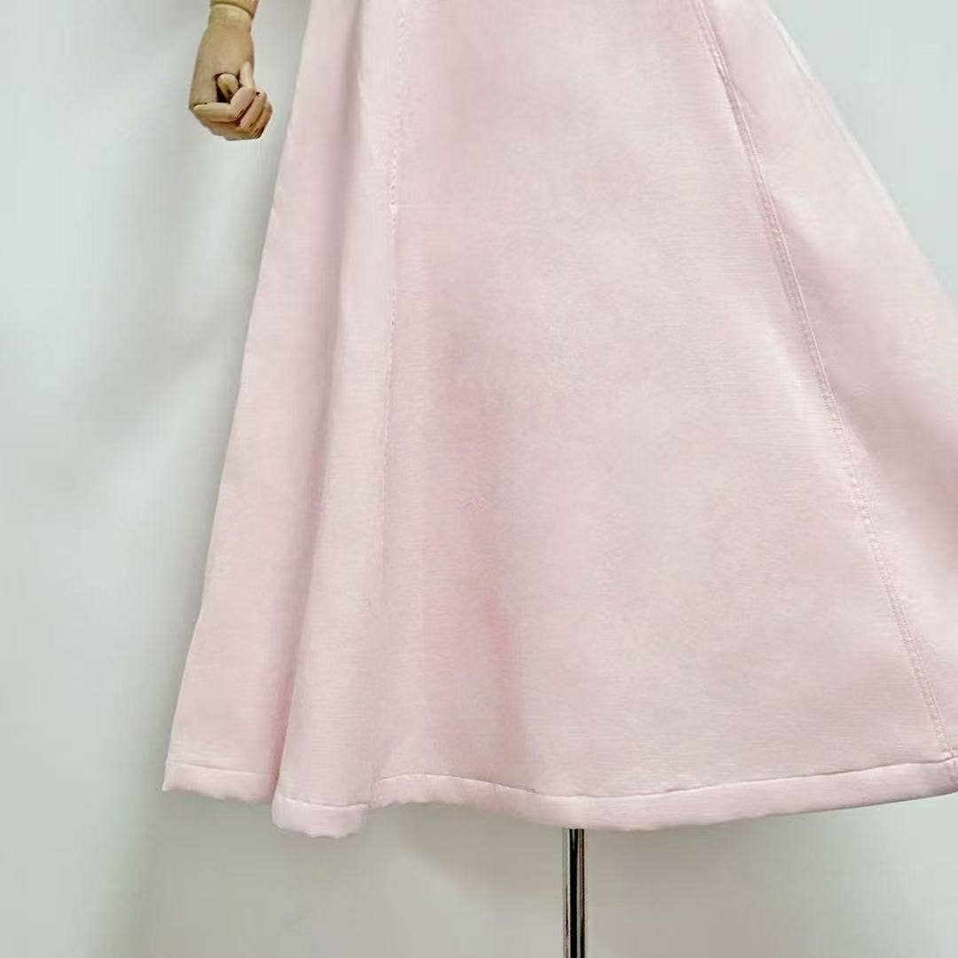 Productseeker - Wholesale Skirt - Women's - DR493 Elegant A-Line Skirt with 3D Floral Slim Fit Design29