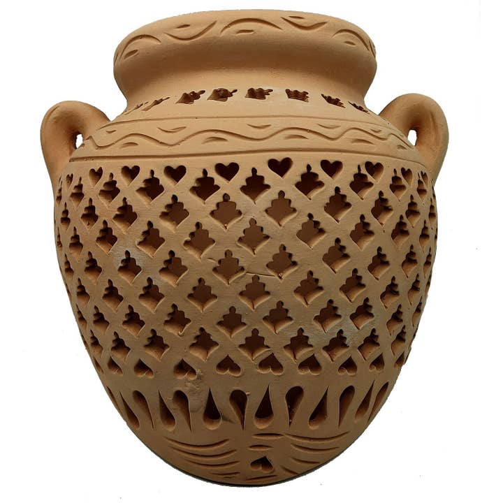 Etnico del Mondo - Wholesale Vase - Tunisian Handmade Terracotta Amphora Wall Vase2