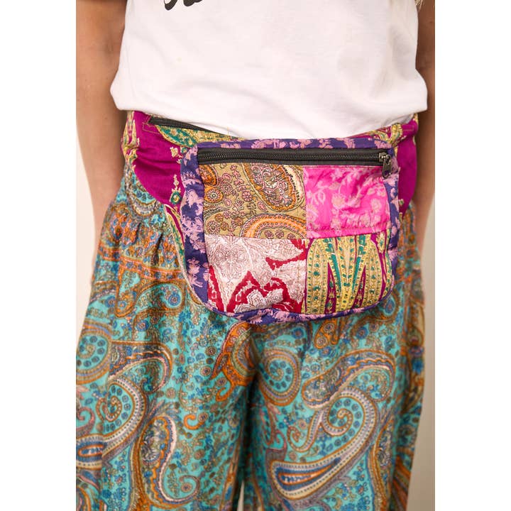 Namaste - Wholesale Belt Bag - Women's - Recycled Sari Bum Bag