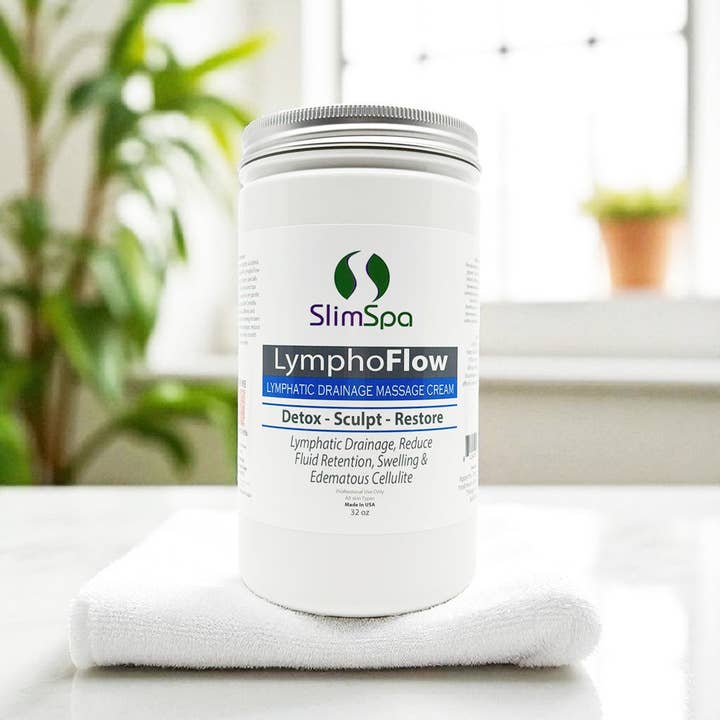 SlimSpa The Body Care Specialists - Wholesale Body Cream/Lotion - LymphoFlow – Lymphatic Drainage Massage Cream 32 oz.7