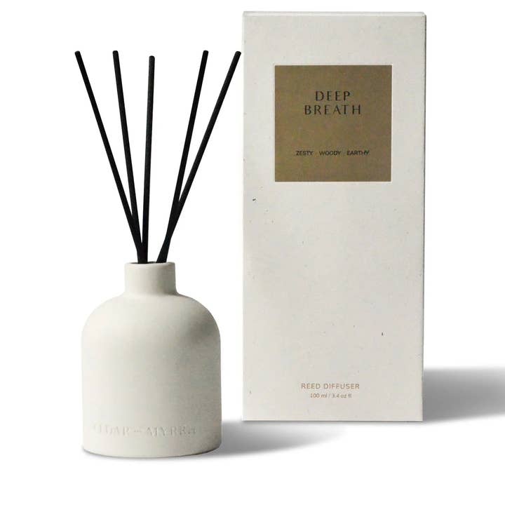 Deep Breath Reed Diffuser for wholesale by Cedar and Myrrh