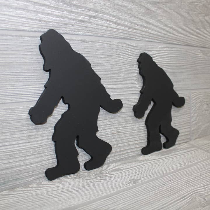 Bigfoot Couple - Bigfoot Set of 2 - Bigfoot Art for wholesale by Silhouettes & Sunsets
