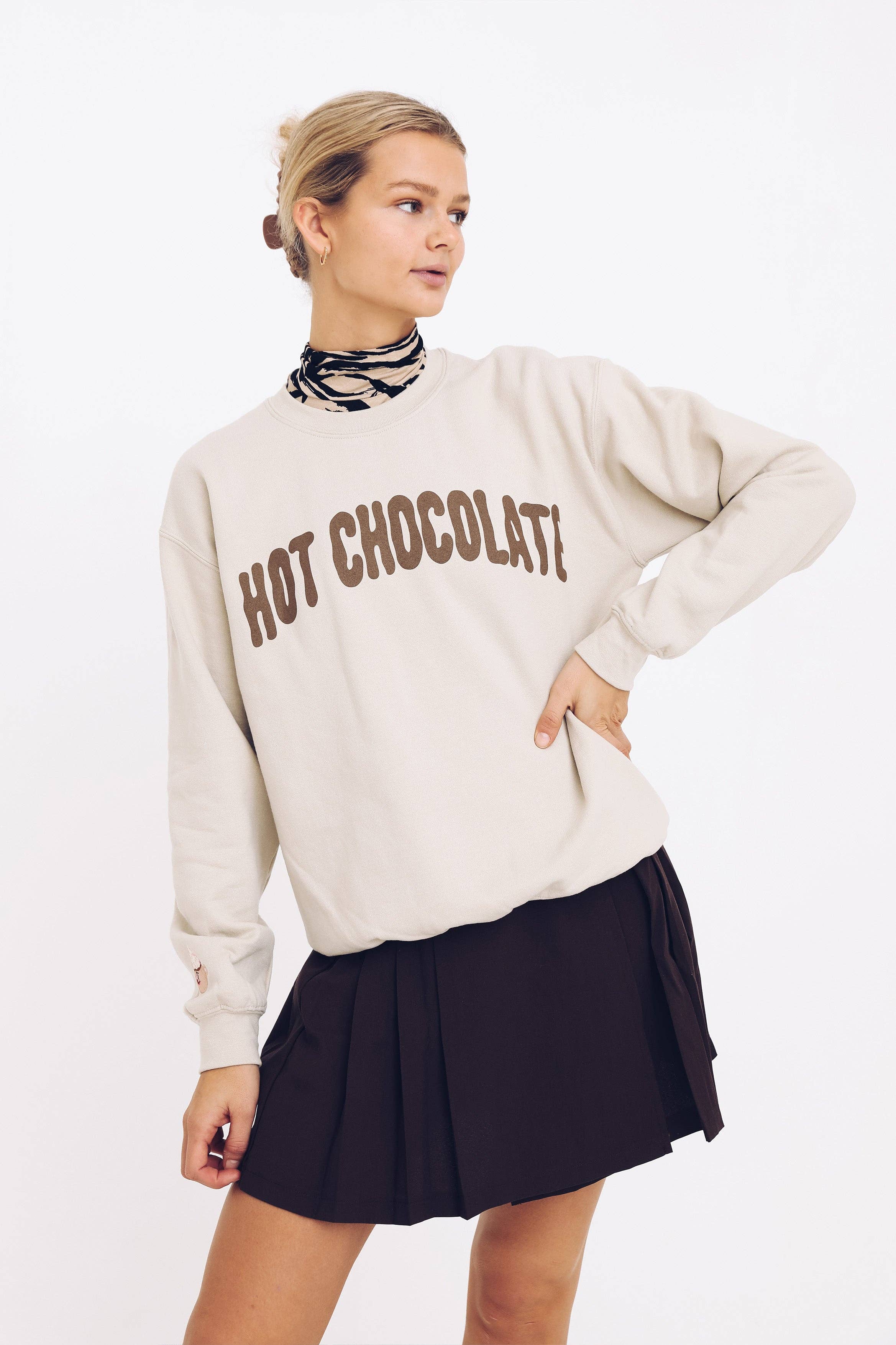 Limpet Store - Wholesale Graphic Sweatshirt - Women's - The Hot Chocolate Oversized Sweatshirt8