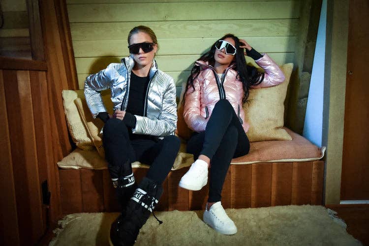 SILVER Super Hero Puffer With Reflective Trim for wholesale on Faire6