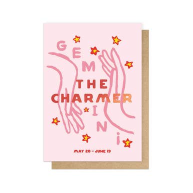 Gemelli - Il Fascino Sventato Biglietto di Auguri per la vendita all'ingrosso da parte di East End Prints - Greetings Cards & Postcards