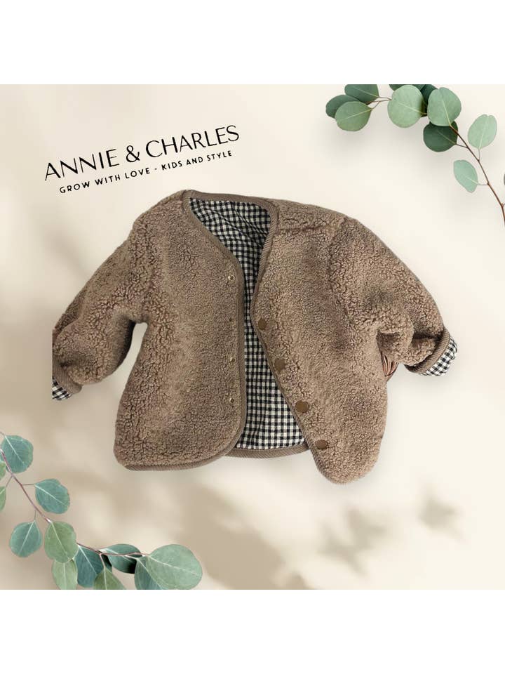 Annie & Charles - Vente Veste – enfant - Veste réversible moelleuse Annie & Charles®