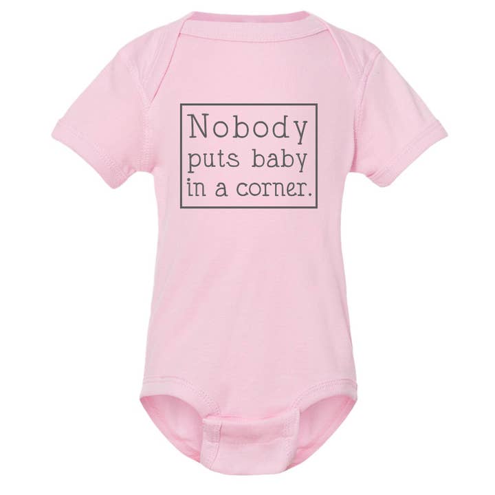 Dirty Dancing | Nobody puts baby in a corner | Funny Onesies for wholesale by ellembee gift