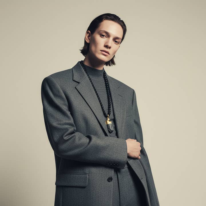 PHOEBE´S – Großhandel Kette mit Anhänger/Charm – Schwarze Turmalin-Halskette | Aromatherapiestein7