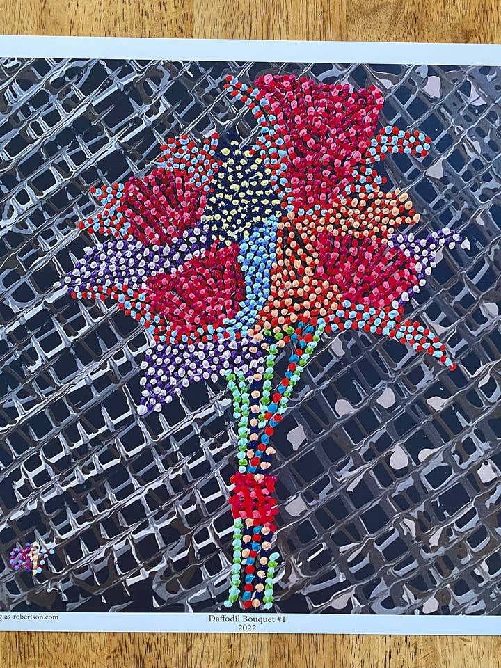 Daffodil Bouquet #1 for wholesale by Fringe Art Collective