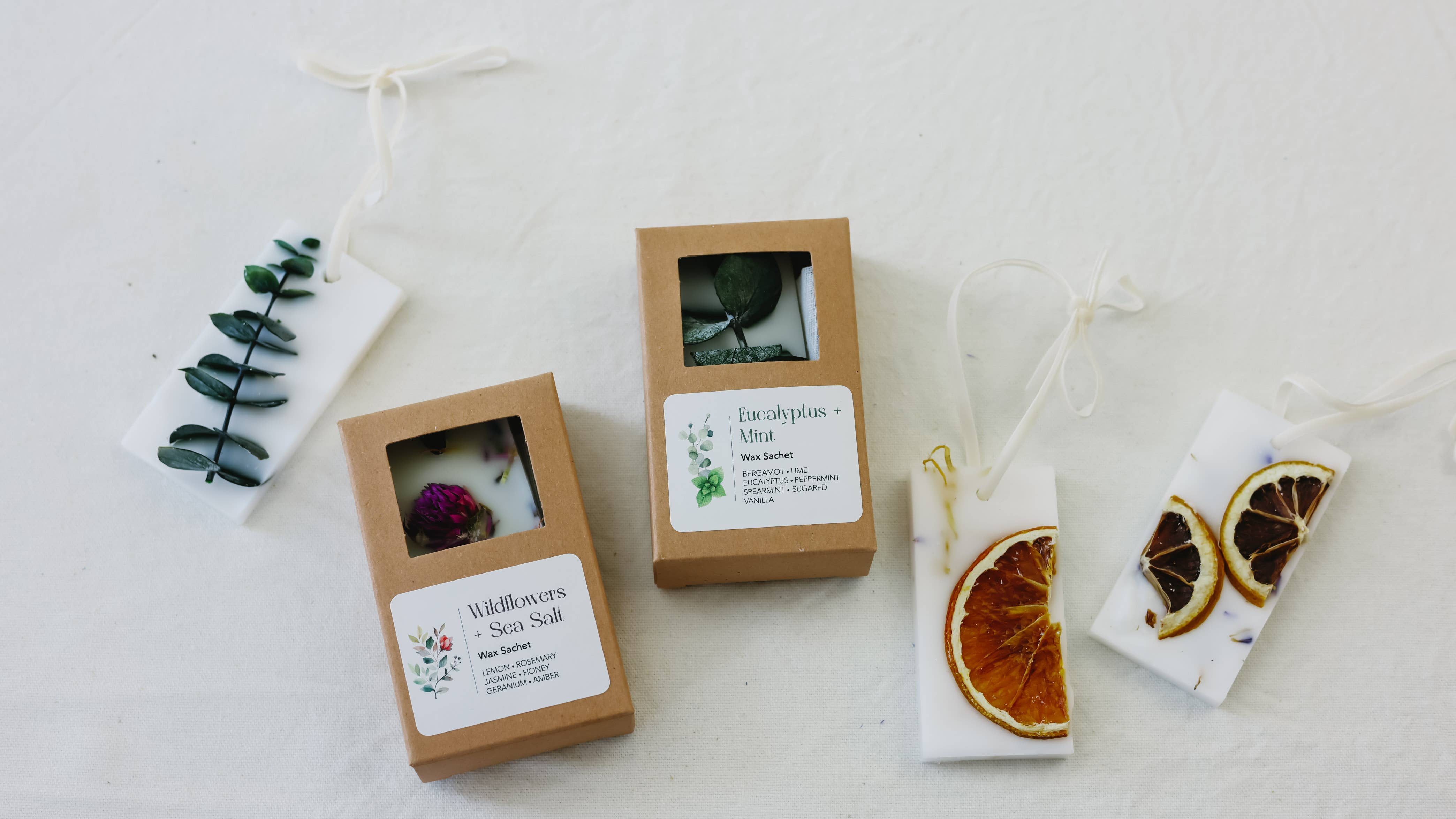 Florissant Collective - Wholesale Sachet - Citrus + Honeysuckle Wax Sachet11