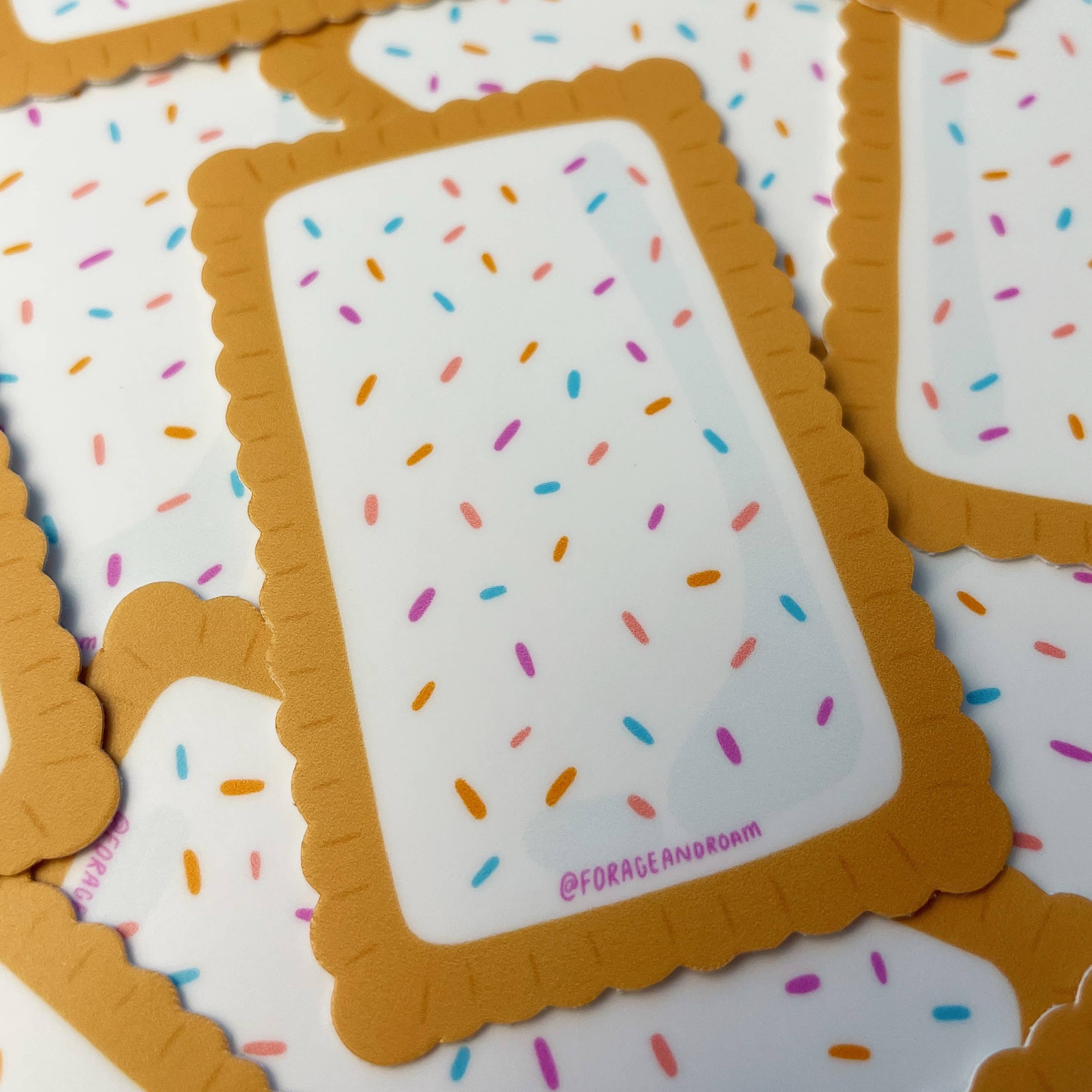 Forage and Roam Design Co., LLC - Wholesale Sticker - Poptart Sticker2