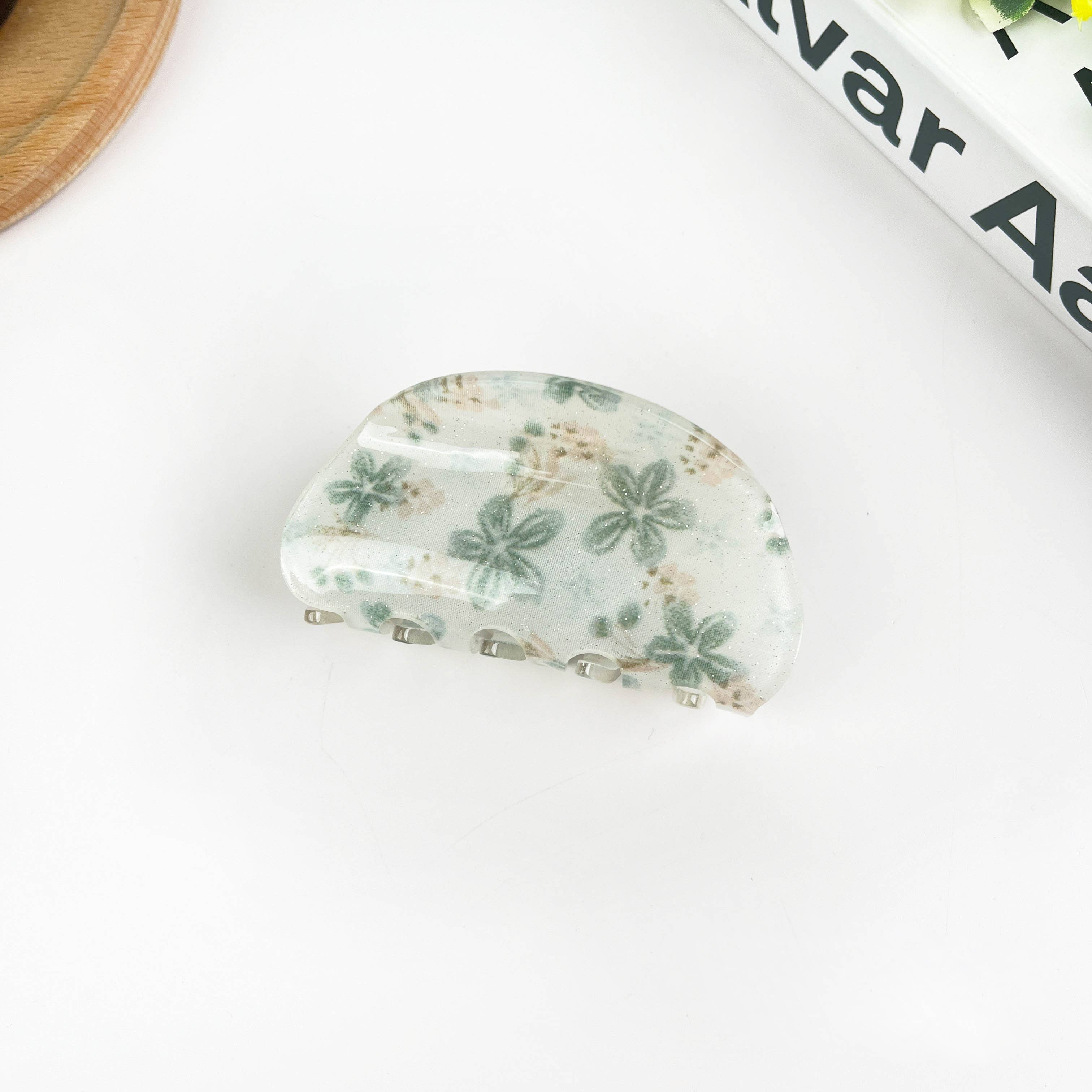 TheDivaSoap - Wholesale Hair Clip - Women's - Small Flower Semicircle Hair Clip4