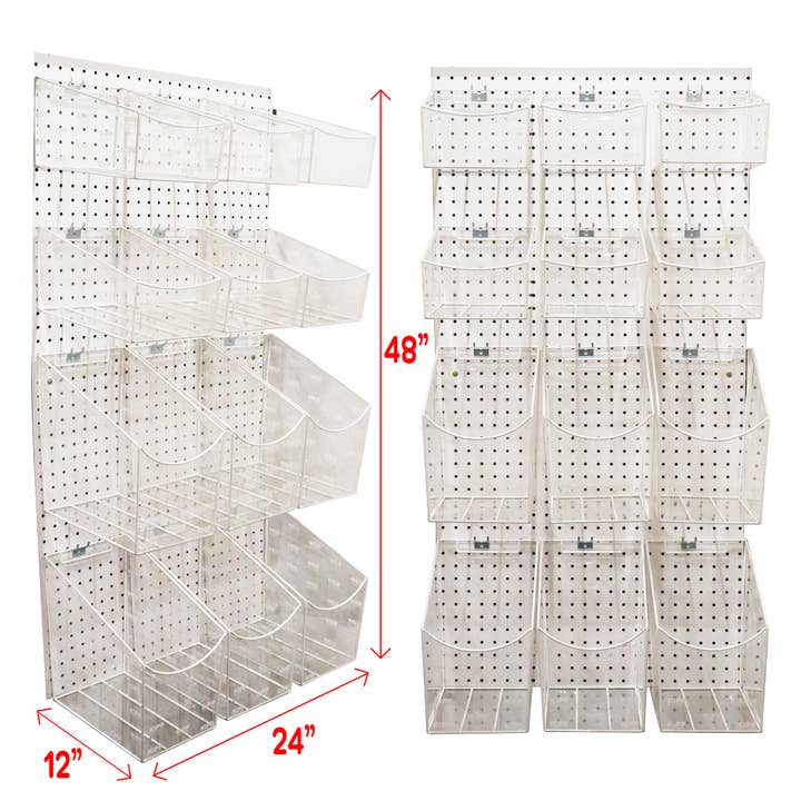 Novelty Brands - Wholesale Retailer Display - Kids & Baby - Merchandising Fixture - So Much Fun Clear Toy Bin Kit ONLY 88383