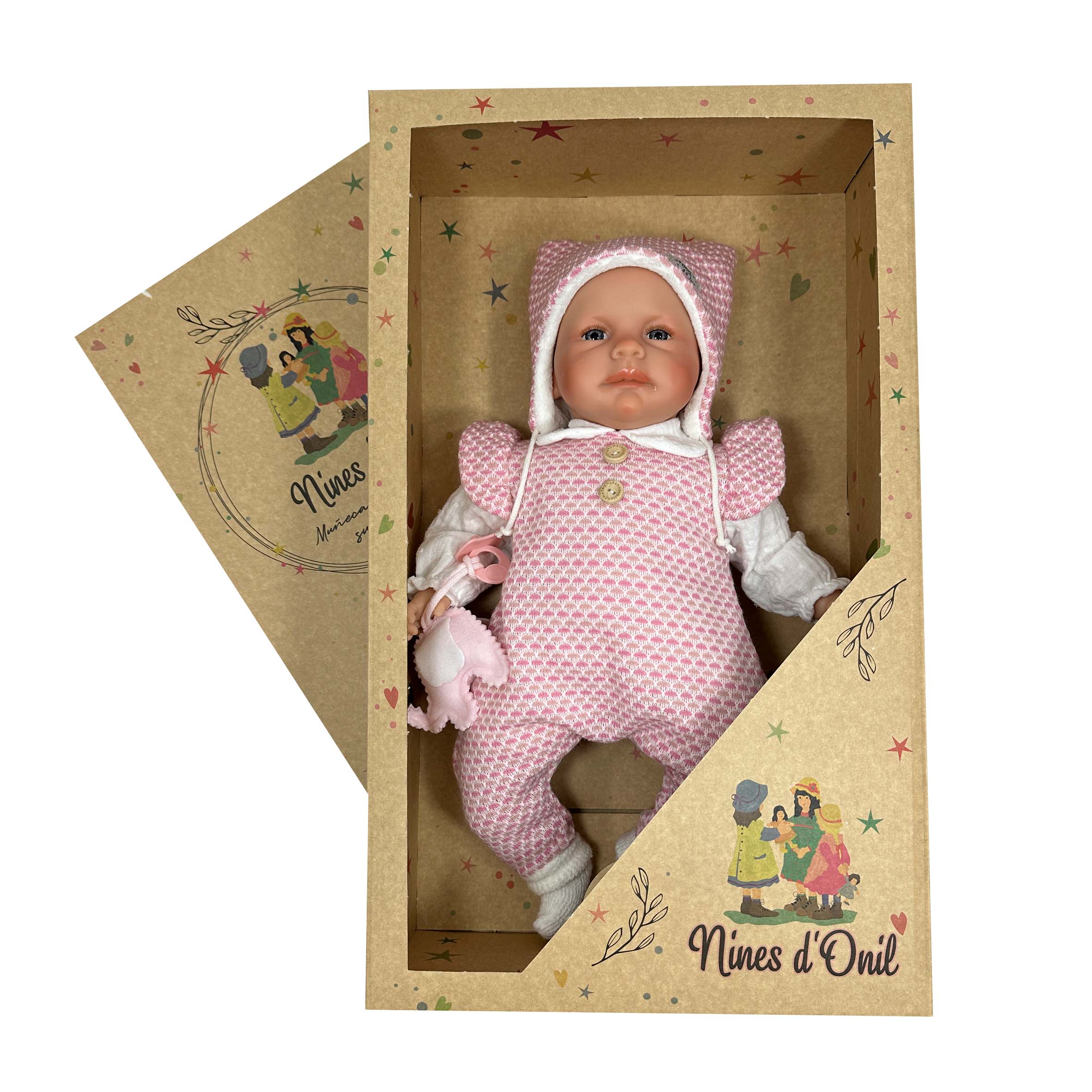 Nines Artesanals d'Onil Dolls - Vendita all'ingrosso Bambola - Bambini - Bambola Ariel con arti in vinile e corpo morbido ipoallergenico7