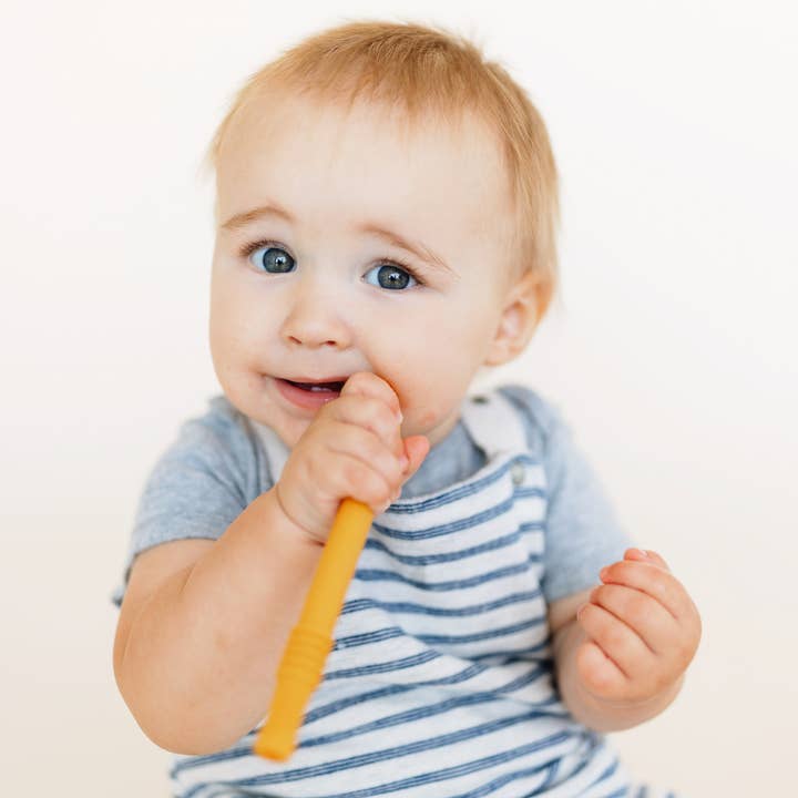 Chewable Charm - Wholesale Teether (Not Clip-On) - Baby - Magic Teething Wand- Mustard ☼6