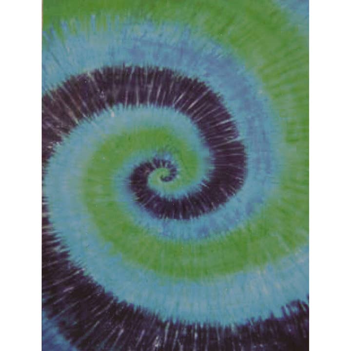 Green and Blue Swirl Tie Dye Single Tapestry for wholesale by Official Store
