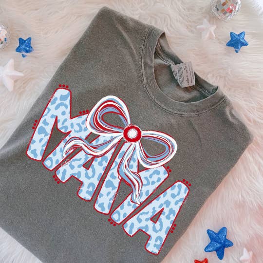 Southern Backroad Tees LLC - Wholesale T-Shirt (Graphic) - Women's - Mama July 4th Patriotic Tee 1