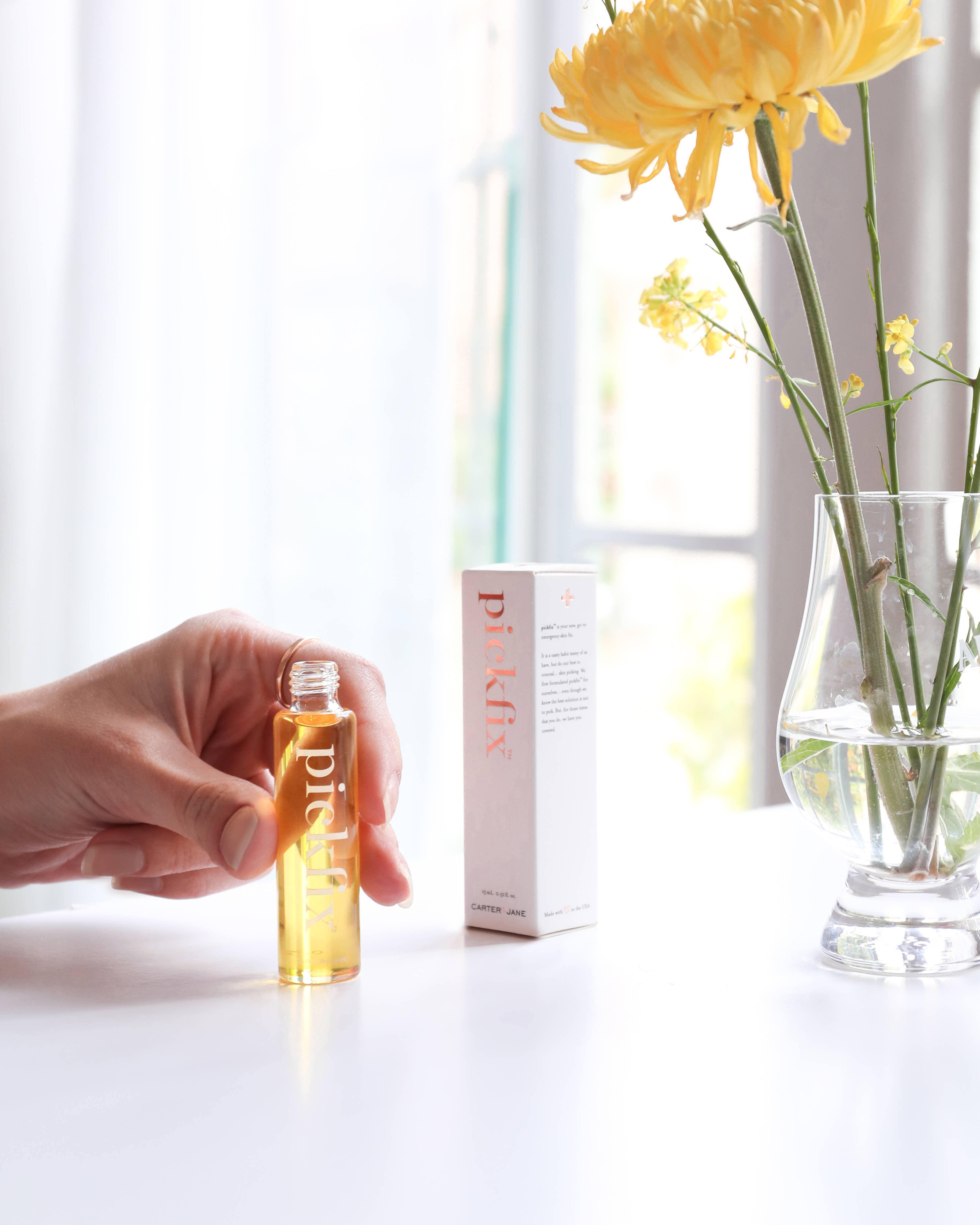 Carter + Jane - Wholesale Healing Salve/Balm/Cream - Pickfix™ 15 mL Healing Oil For Skin Picking1