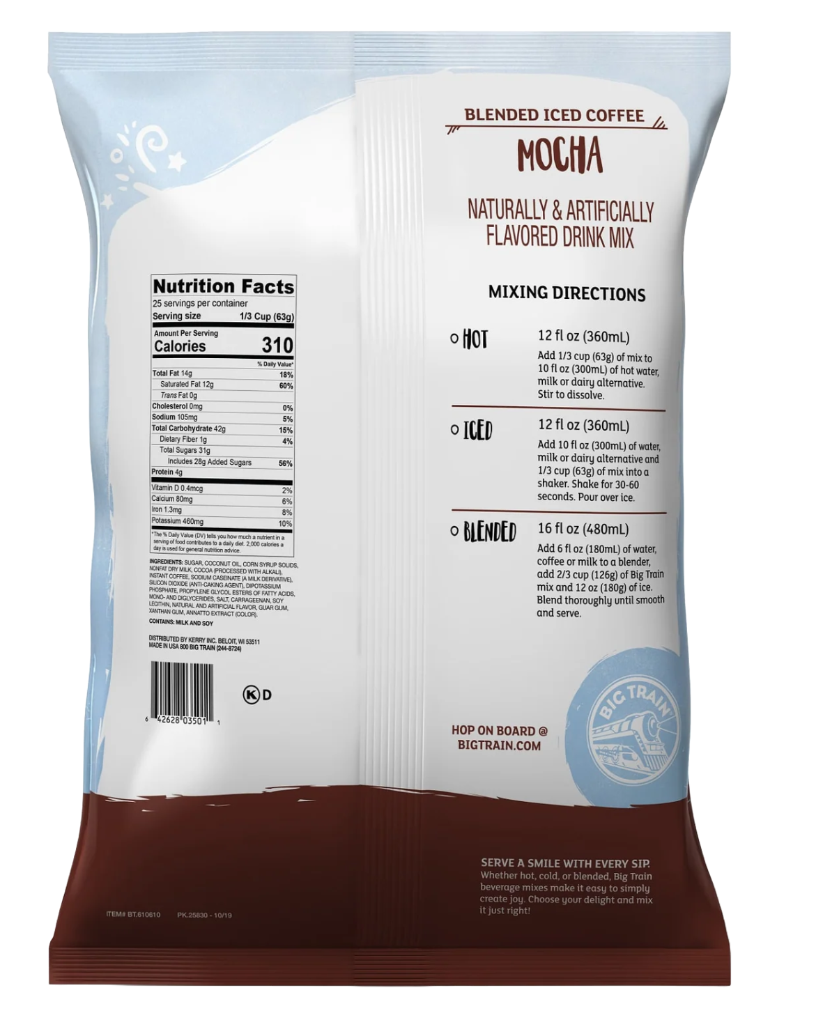 Dark Canyon Coffee Company - Wholesale Iced Coffee/Cold Brew - Big Train Mocha Blended Ice Coffee Beverage Mix2