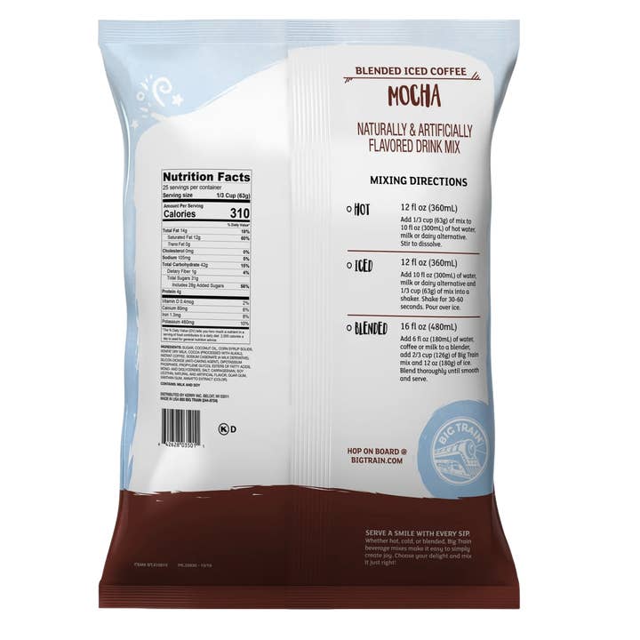 Dark Canyon Coffee Company - Wholesale Iced Coffee/Cold Brew - Big Train Mocha Blended Ice Coffee Beverage Mix2