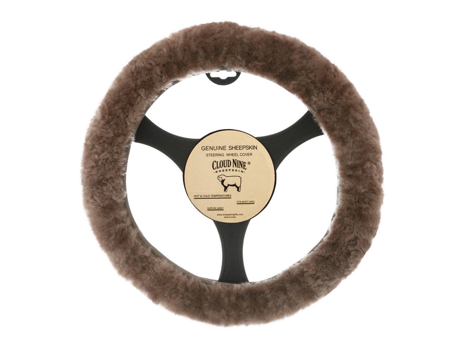 Cloud Nine Sheepskin - Wholesale Car Decorative Charm - Unisex - Genuine Sheepskin Steering Wheel Covers5